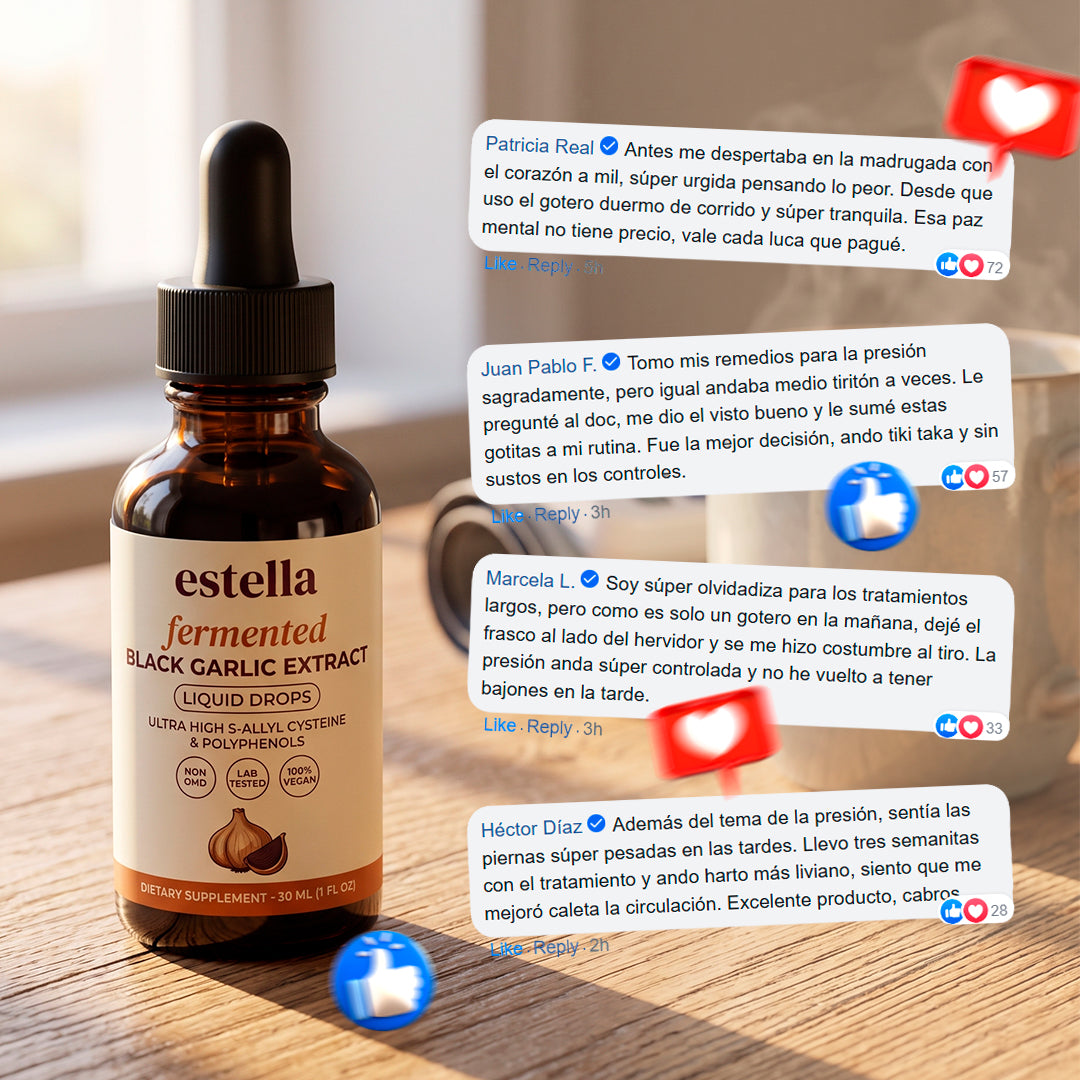 Controla tu presión arterial y protege tu corazón de forma natural con el poder del Ajo Añejado