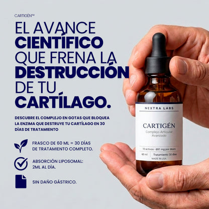 CARTIGÉN: Frena el desgaste articular desde la raíz