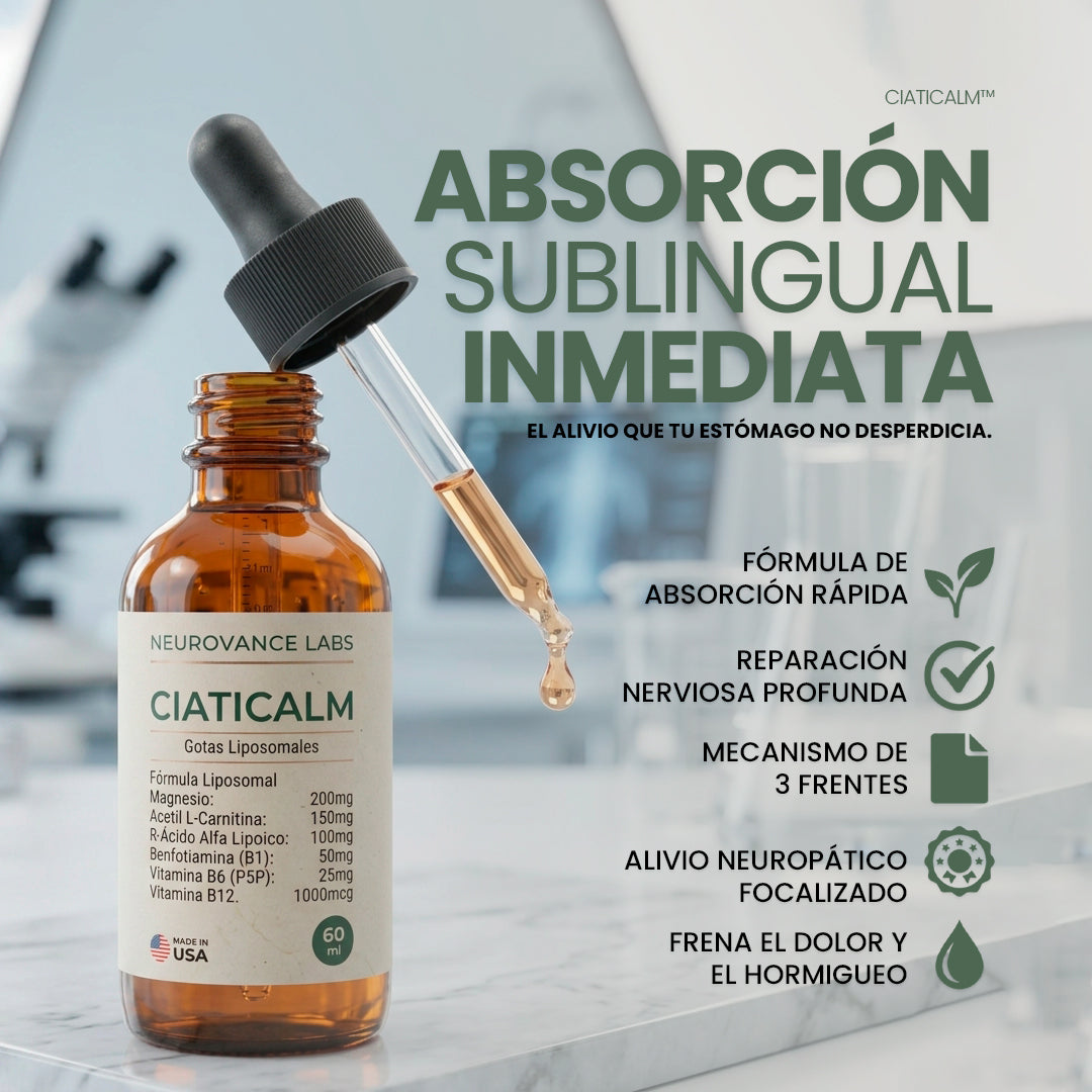 CIATICALM™ — Gotas para el Nervio Ciático