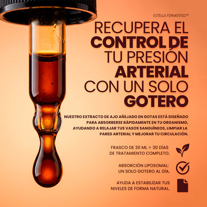 Controla tu presión arterial y protege tu corazón de forma natural con el poder del Ajo Añejado
