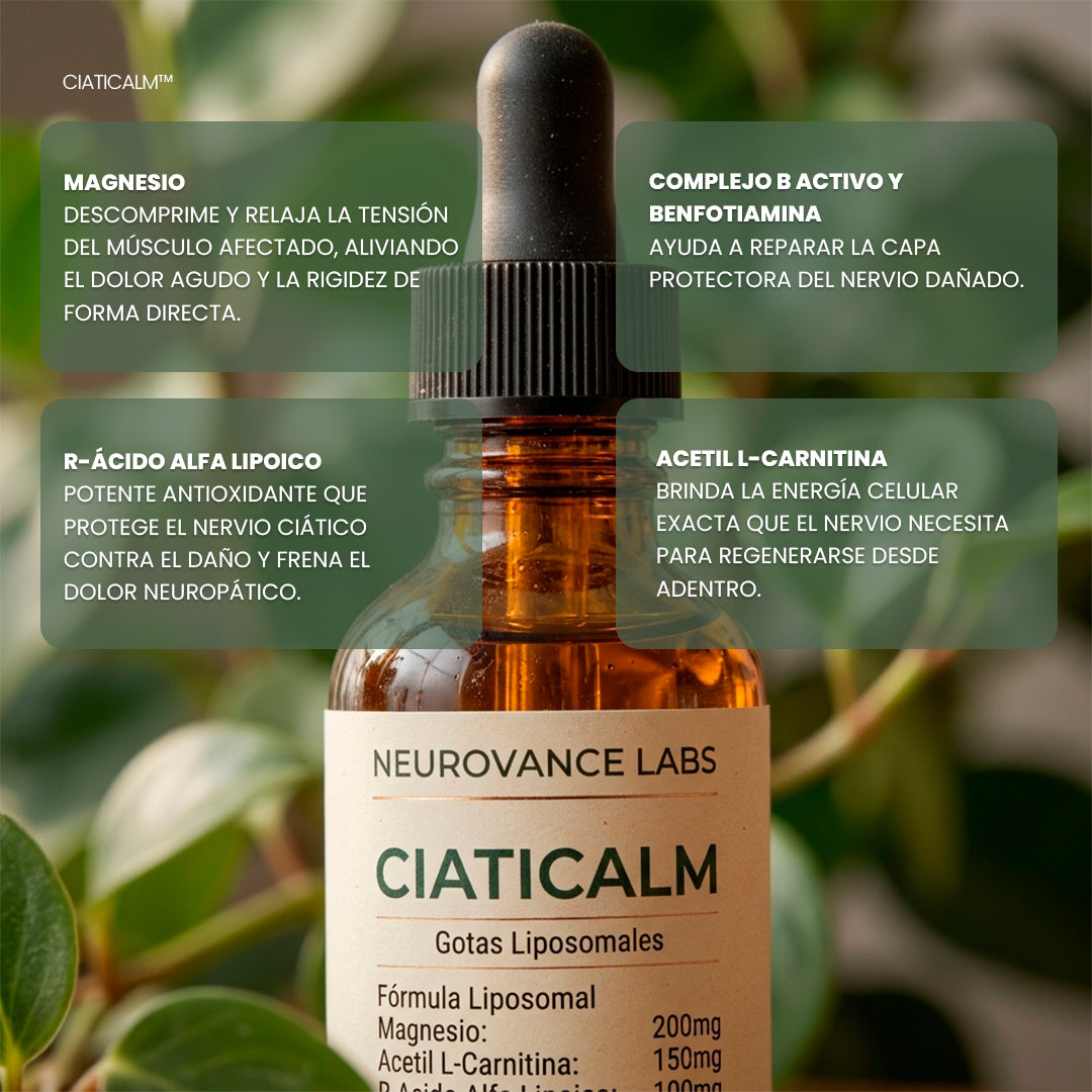 CIATICALM™ — Gotas para el Nervio Ciático