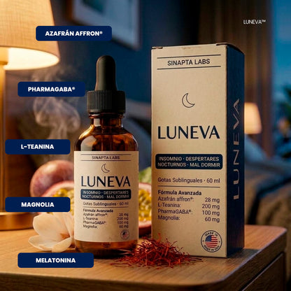 LUNEVA: gotas sublinguales que apagan el modo alerta de la noche