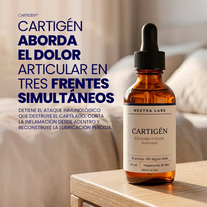 CARTIGÉN: Frena el desgaste articular desde la raíz