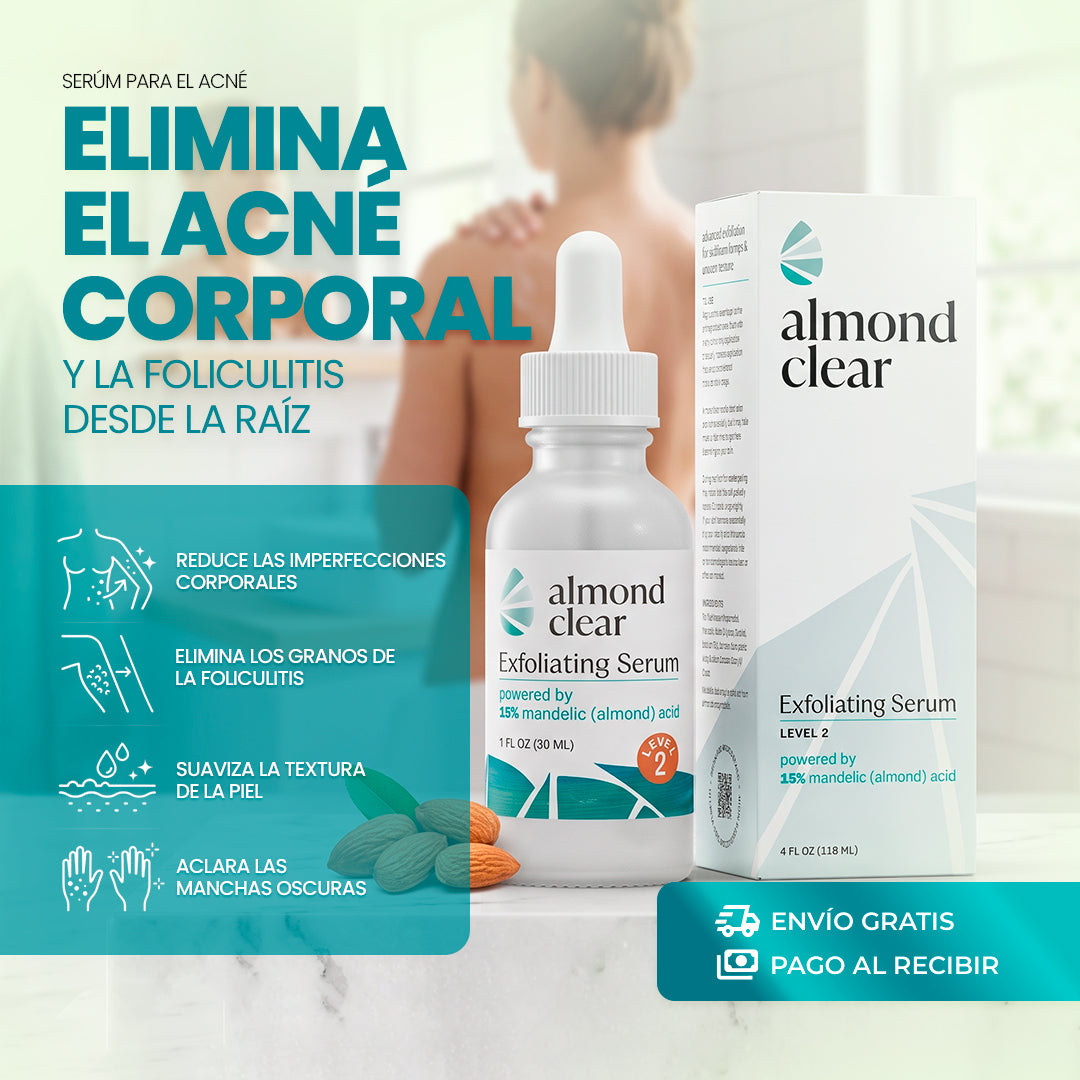 Elimina el Acné Corporal y la Foliculitis desde la Raíz
