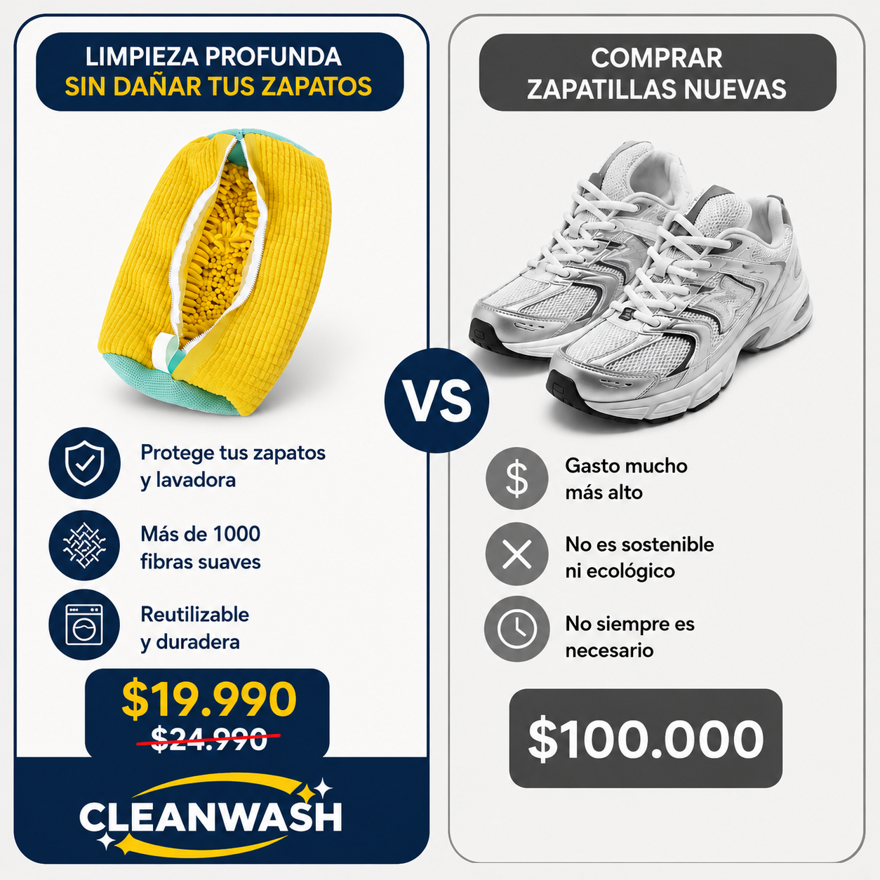 Cleanwash | Lavar tus Zapatillas Nunca fue tan Fácil